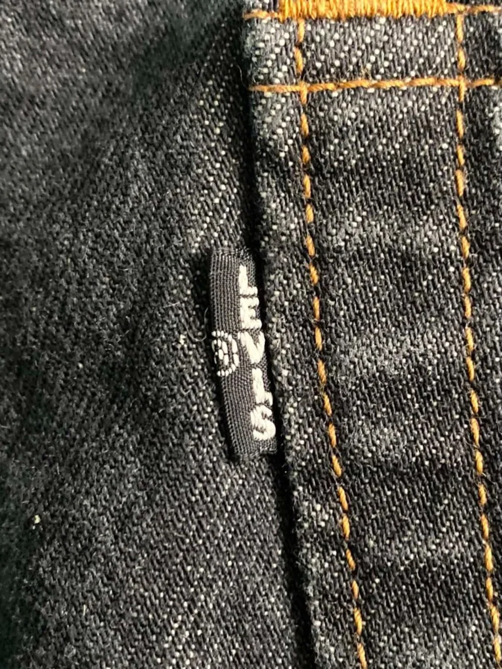 Levis Skateboarding Super Baggy Jeans 32x34 Black Out Rinse Cordura Y2K Skater